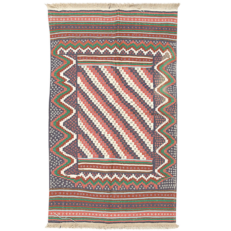 Tapis multicolore de haute qualité noué à la main