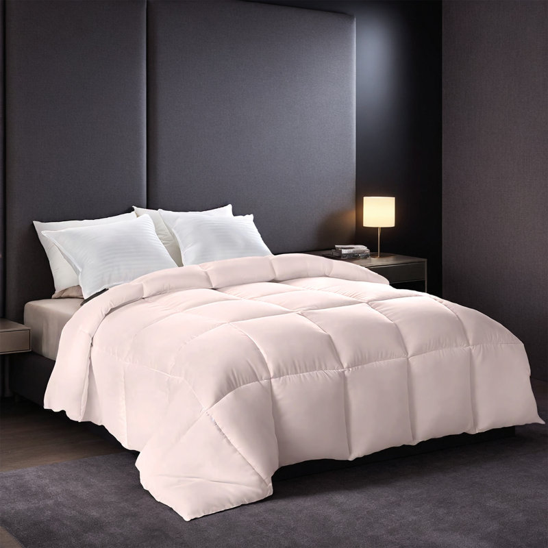 Oversized Pink Plump Thick Duvet – Skin-friendly Enhanced Warmth Comforter, Luxury Bedding For Cozy Bedrooms/hotels, King