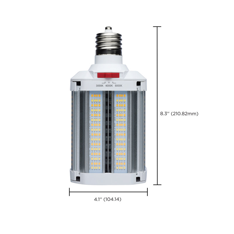 Remplacement de 600 watts de HID de champ de maïs à champ allongé sélectionnable Mogul, 24812 lumens , 4.1", 150