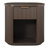 Reeded Nightstand With 1 Drawer, Open Shelf Storage Built-in Outlets USB Type-C Charging Station Set of 1-720913635-717568679