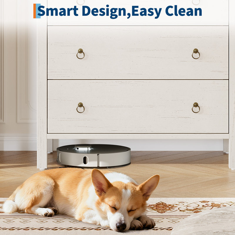 MDF Rectangle Accent Cabinet, White