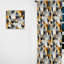 Gray Hexagons Dreams III - Rideau abstrait - Rideau obscurcissant à formes géométriques - 1 panneau-107598016