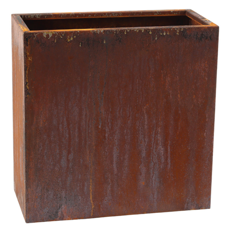 FORMENTERA Metal Steel pot, Brown