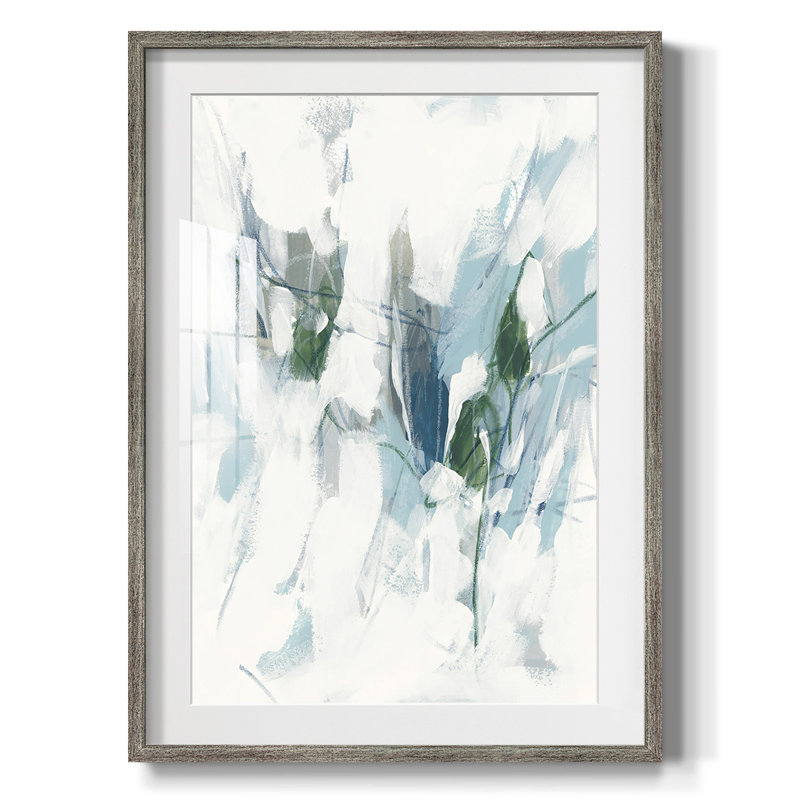 Ice Cavern I - impression encadrée, H 25,5 po x l 17,5 po, Vieilli
