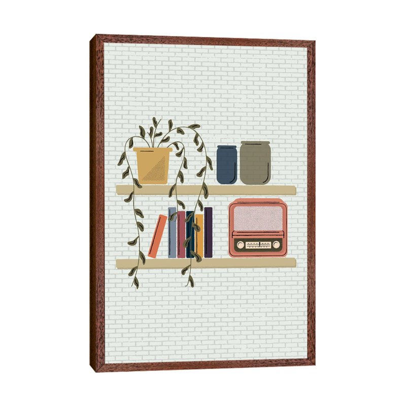 Shelved by Carmen Jabier - Gallery-Wrapped Canvas Giclée on Canvas, Classic Wood Floater Frame, 152.5 cm H x 101.5 cm W