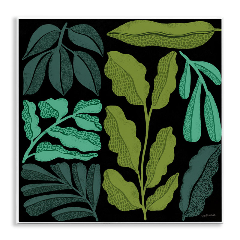«Plant Sprig Collage» par Cheryl Warrick