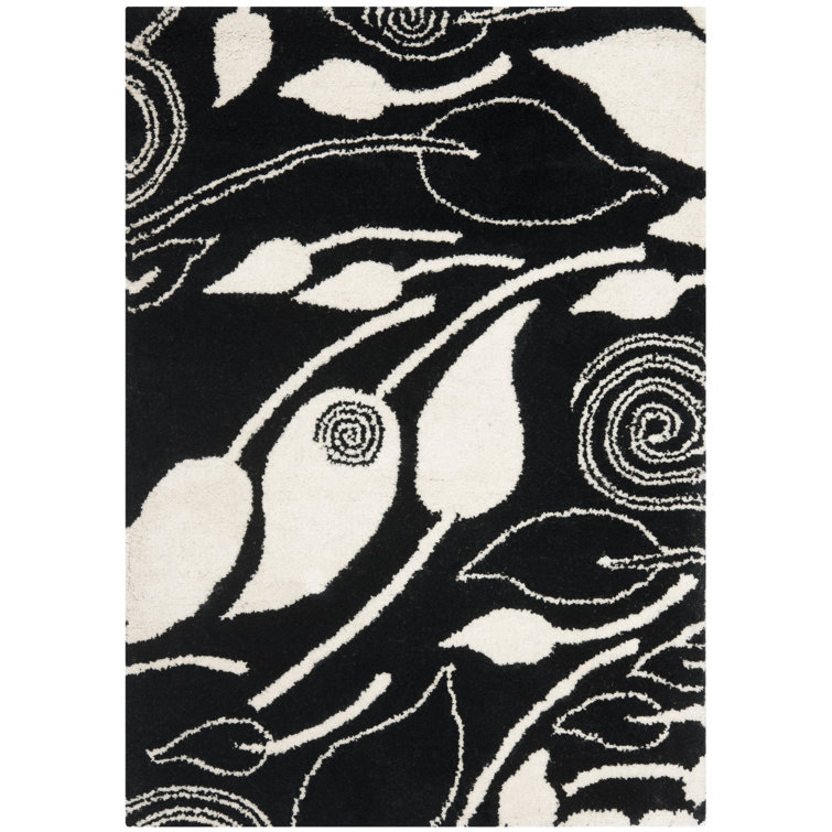 Tapis floral en laine touffeté à la main Soho
