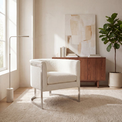 Cirila Upholstered Barrel Chair