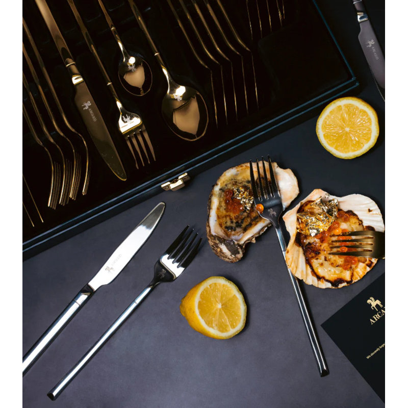 24 - Piece Flatware Set - Service for 6, Silver