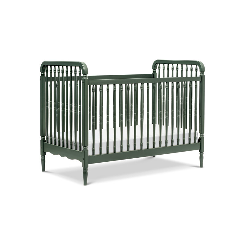 Liberty 3-in-1 Convertible Spindle Crib, Forest Green