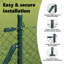 Vidaxl Chain Link Fence With Posts Steel-116797827-116797829