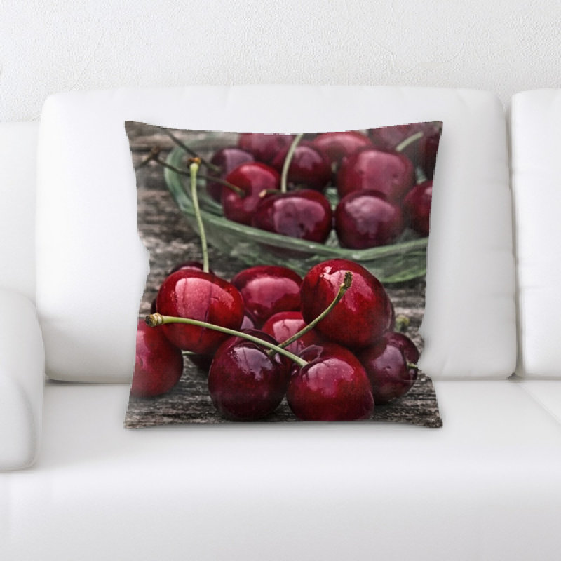 Coussin cerise