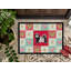 Terrier tibétain 36 po x 24 po tapis d’extérieur antidérapant pour l’intérieur Sherika