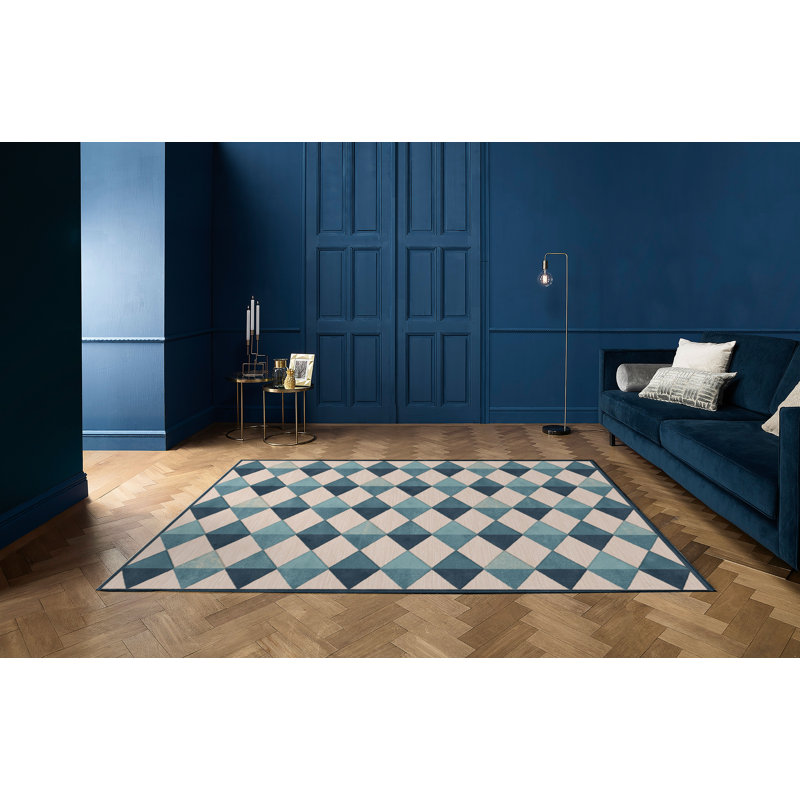 Garibay Geometric Viscose Area Rug, Rectangle 120 x 170cm