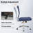 Amaiia Mid-Back Upholstered Armless Swivel Task Chair Ergonomic Adjustable Conference Chair-1375111838