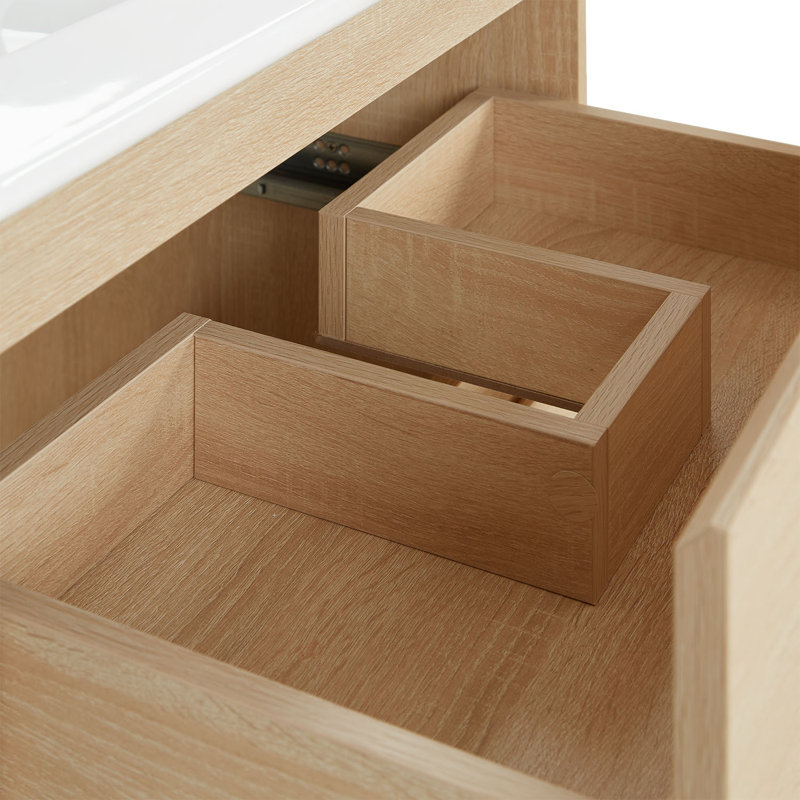 Amogh 610mm Wall Mounted Single Vanity