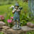 Jaquoya Fairy with Snail Magnesium Garden Statue