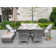 Polyethylene (PE) Wicker 9 - Person Seating Group with Cushions