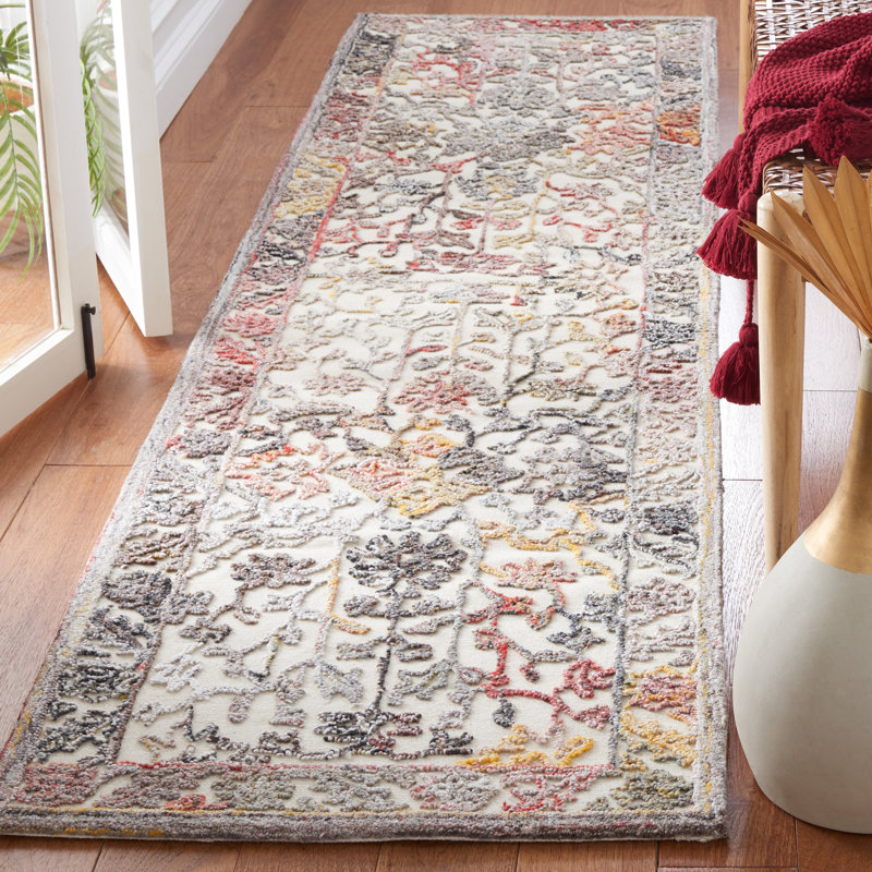 Elisei Trace Hand Tufted Performance Oriental Rug, Runner 2'3" x 9'