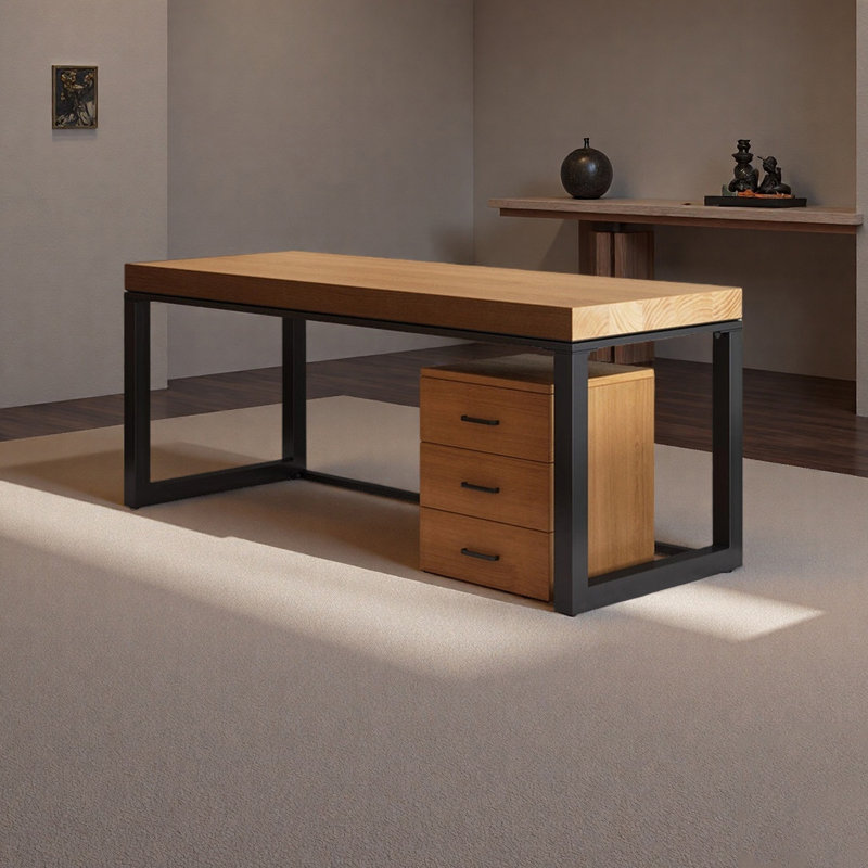  Bureau sophistiqué et élégant, 29.52" H x 55.11" W x 27.55" D