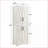Sideboard, Off-White 23.7''L x 15.0''W x 68''H Multi-Functional TV Cabinet Large Storage | Particle Board | Minimalist-1339122650