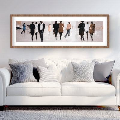 Reproduction mate encadrée Avenue Livingroom
