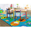 Tapis bleu/vert Brutus-32458949