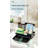 Multifunctional Kitchen Sink Organizer Caddy - Draining Rack For Sponges, Brushes, Towels