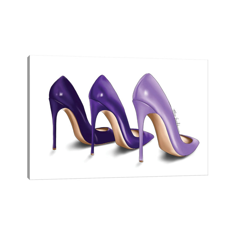 " Purple Shades " by Elza Fouche, 26" H x 40" W x 1.5" D