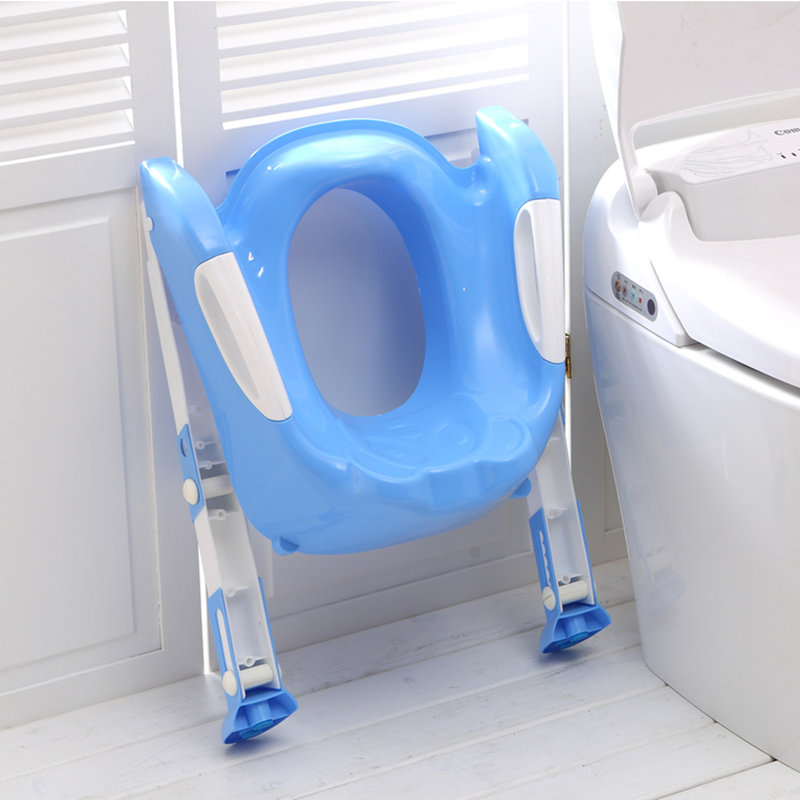 SQ Professional Teddie Children's Toiler Ladder, Blue
