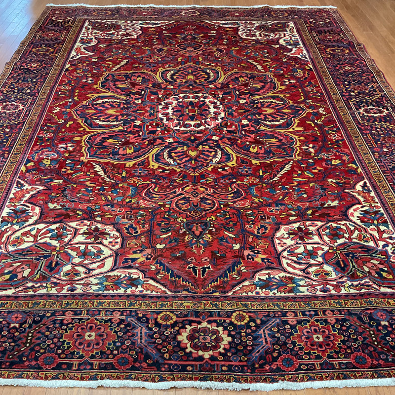 HERAT ORIENTAL Handmade Heriz Wool Rug