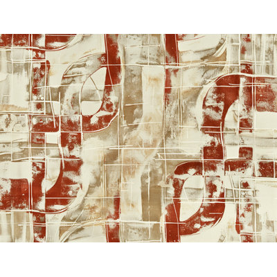 Geometric Abstraction Cotton Blend Abstract Comforter