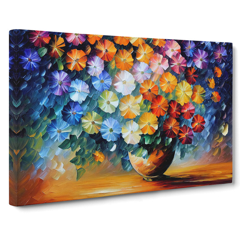 XXX-H1022-WF-918X Assorted Flower Bouquet Vol.5 - Wrapped Canvas Print, 50cm H x 76cm W x 3cm D