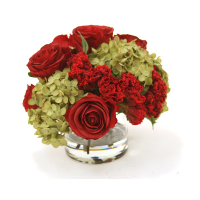Hydrangea Arrangement in Vase