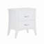 Table de chevet en bois avec 2 tiroirs Manu