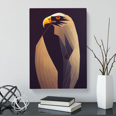 Wimberley Eagle Minimalism - Wrapped Canvas