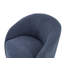 Fauteuil demi-tonneau pivotant en bois massif Boucle-616293985