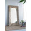 Miroir de plancher rectangulaire pleine longueur avec cadre en bois vieilli pour une pièce spacieuse et une décoration intérieure améliorée-459199646-459199642-459199645