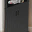 Grande armoire d'angle de style campagnard avec portes-1250681169-1250681171