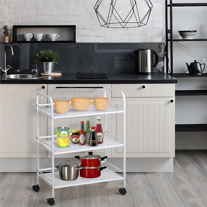 75cm H x 59cm W Utility Cart with Wheels
