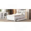 Twin Size Platform Bed With Storage Headboard, USB, Twin Size Trundle And 3 Drawers, White