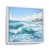 Cadre flottant blanc