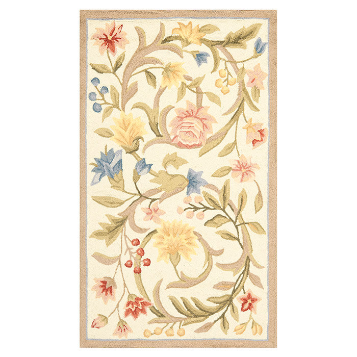 Hollander Handmade Hooked Wool Area Rug