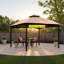 APEX GARDEN Replacement Canopy for 10 ft. x 12 ft. Gazebo Model #TPGAZ2303-114815451