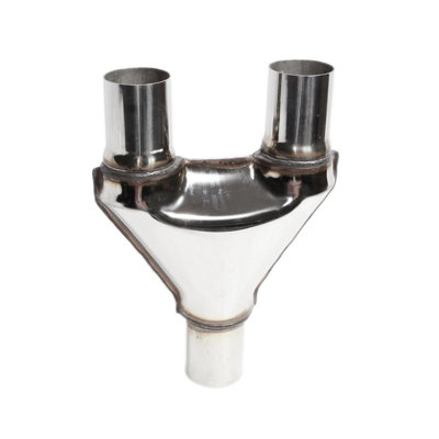 Universal Sheet Metal Y-Pipe Adapter for Intercooler and Exhaust Systems