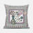 Patchwork Outdoor Reversible Throw Pillow