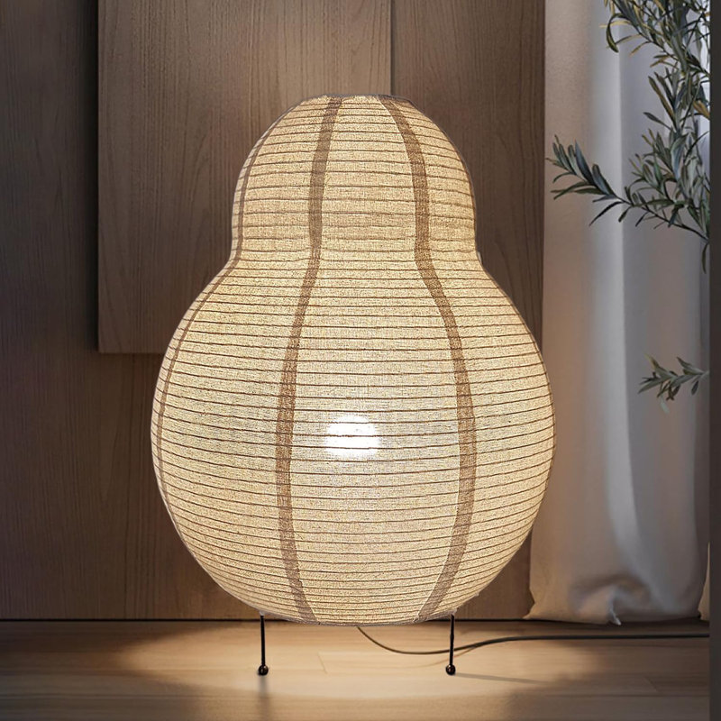 Minimalist Linen Floor Lamp
