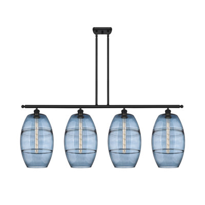 Luminaire suspendu rond / ovale pour îlot de cuisine à 4 lumières Dundrod