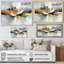 «Bold Minimalisme Cityscape Horizion I», art mural paysage urbain-643791040-643791043-643791042