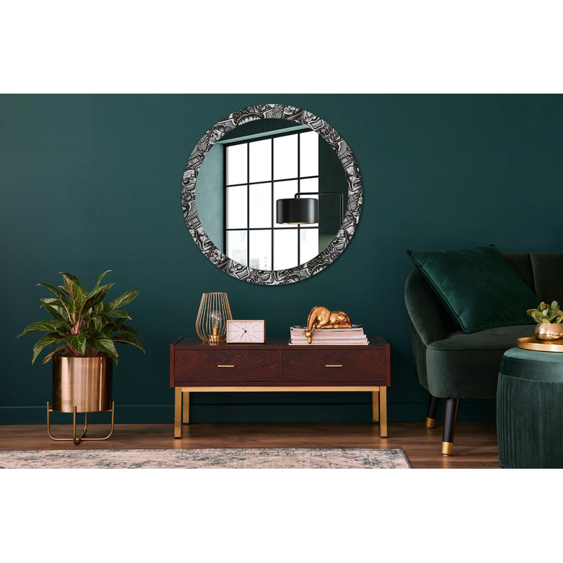 Huldar Glass Flat Wall Mirror